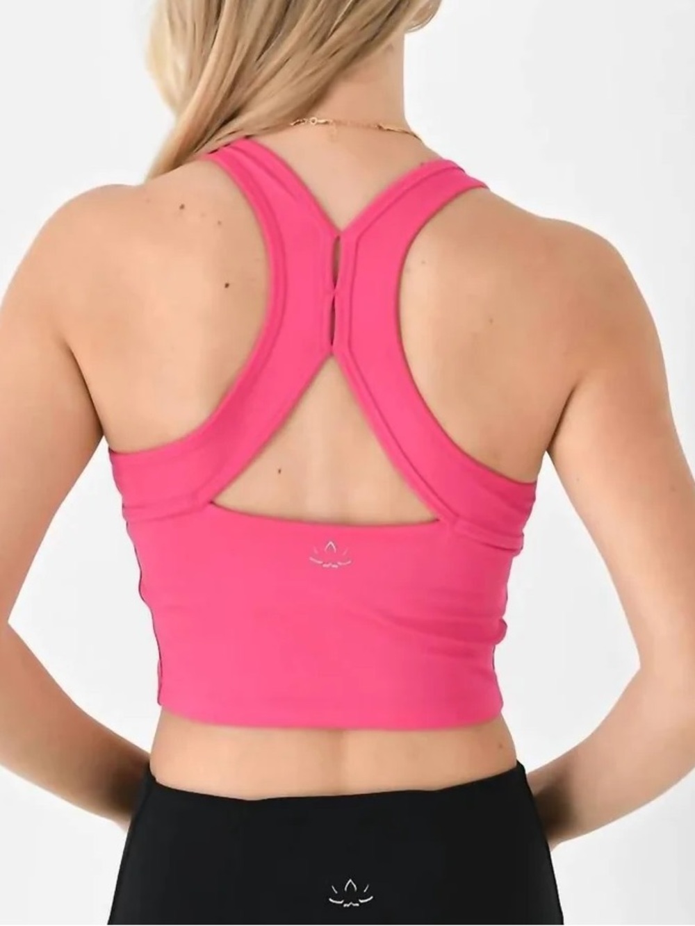 Beyond Yoga Powerbeyond Strive Cropped Tank Top Pink Energy XL